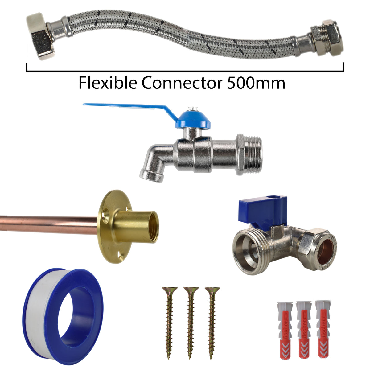 Single-Lever Garden Tap Kit – Compression Tee