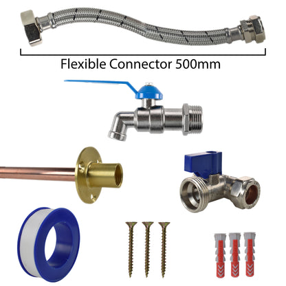 Single-Lever Garden Tap Kit – Compression Tee