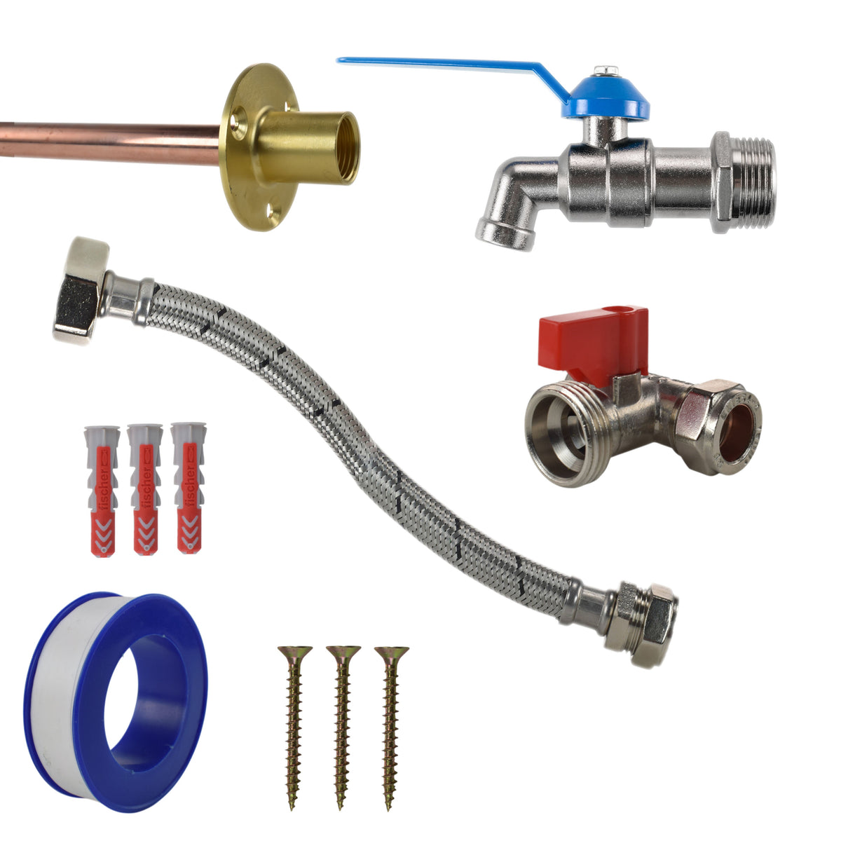 Single-Lever Garden Tap Kit – Compression Tee