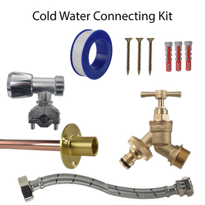 Brass Barbed Bib Tap Kit – Self-Cut Supply
