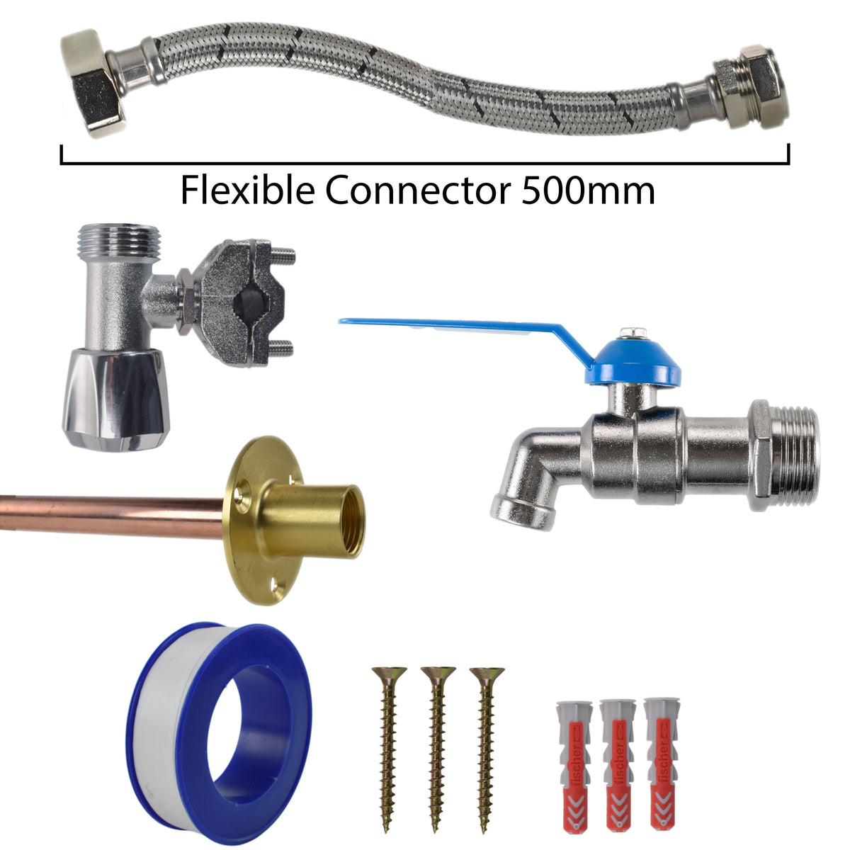 Single-Lever Garden Tap Kit – Self-Cut Supply