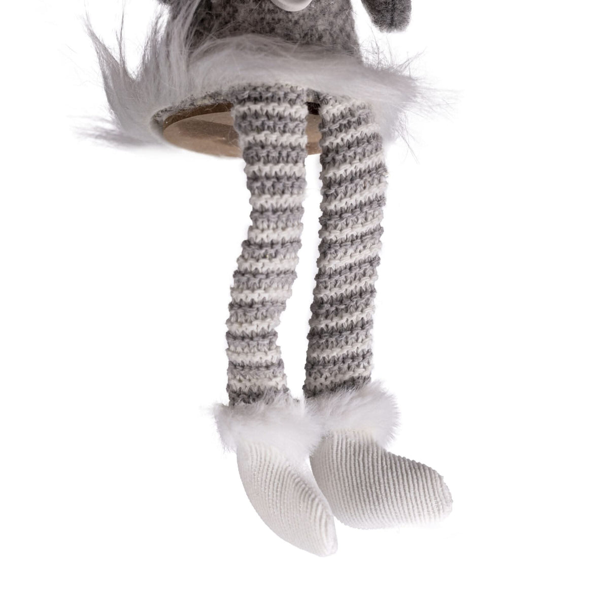 Silver Mouse with Dangly Legs Xmas Ornament