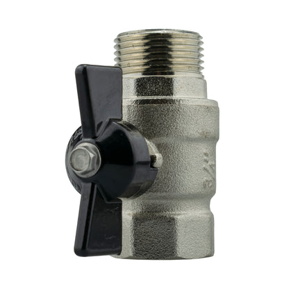 Metal Butterfly Bib Valve 3/4" BSPM-F