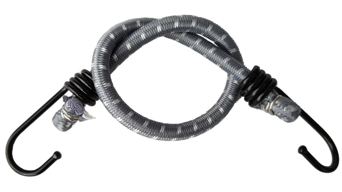 40cm Bungee Cord with 2 Metal Hooks – Single Cord