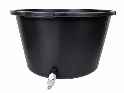 90L Round Dog Washing Tub with Fitted Drain Valve