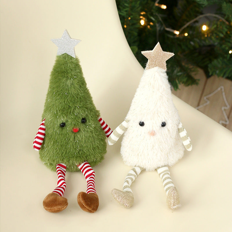 Christmas Decorations Cute Plush Tree Ornaments
