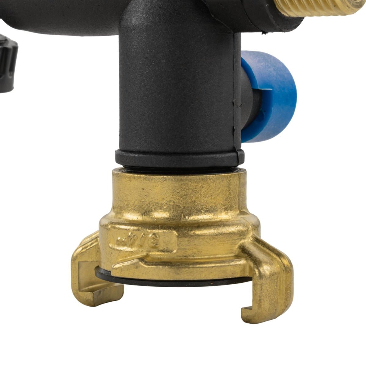 ½″ BSP Nylon Double Garden Tap – Bib Handle & Brass Claw