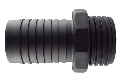 S60X6 Male to 2″ Hose Tail with Removable Blanking Cap