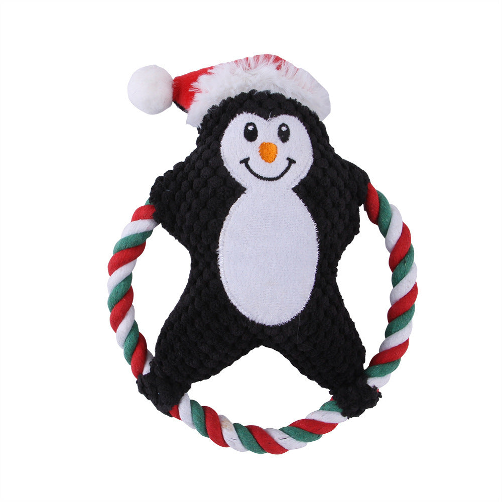 Pet Christmas Plush Rope Toys