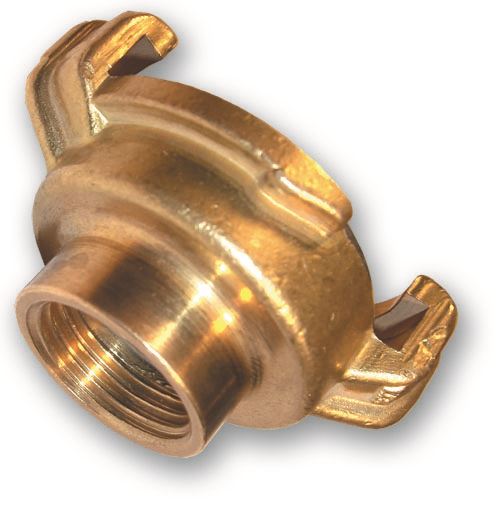 ½″ BSP Nylon Double Garden Tap – Bib Handle & Brass Claw