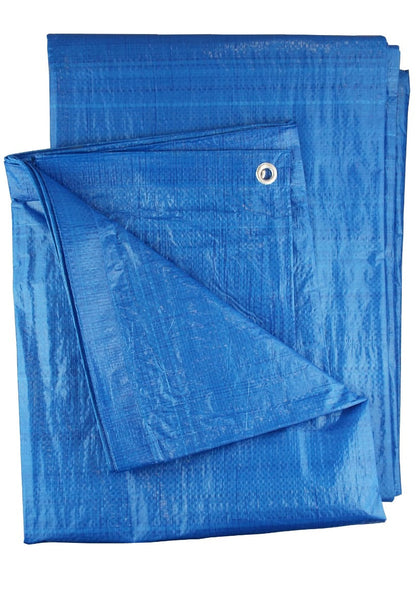 Blue 50gsm Tarpaulin 1.5m x 4m