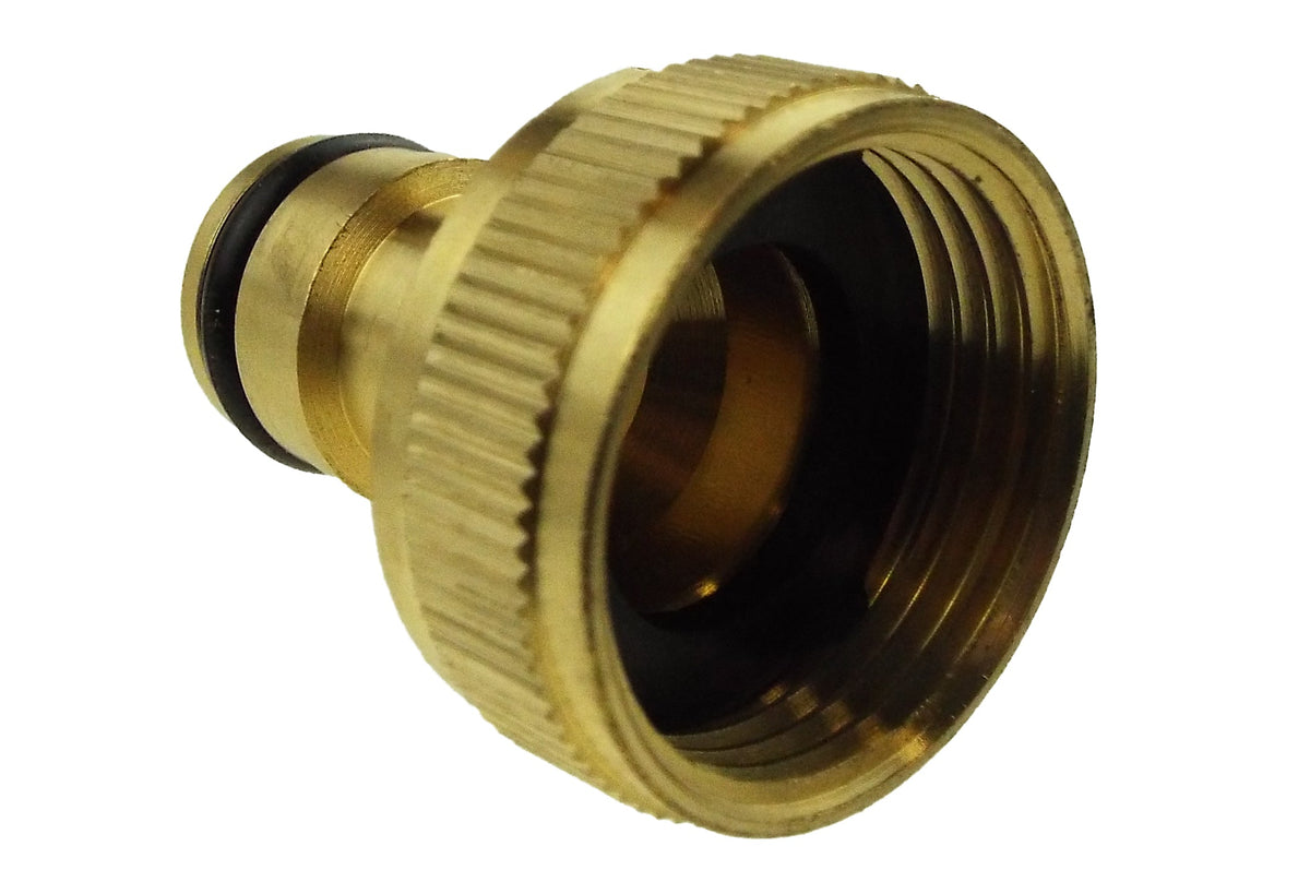 1″ BSP Female to Male Snap-On Tap Adapter – Brass