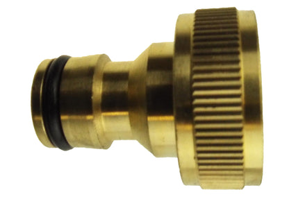¾″ BSP Female Tap Adapter with Male Quick Plug – Brass