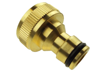 1″ BSP Female to Male Snap-On Tap Adapter – Brass; supplied product design shown.