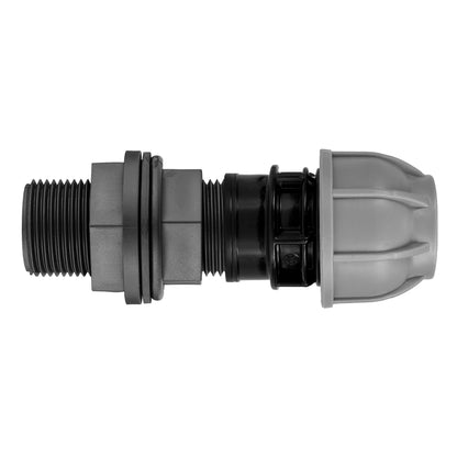 ¾″ BSP Water Butt Fitting with 20mm MDPE Compression Adapter