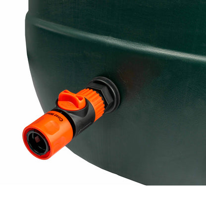 ¾″ BSP Water Butt Fitting with Valved Female Quick Connector