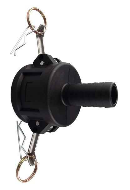 Type C Camlock Reducer – 2″ Female to 1″ Hose Tail