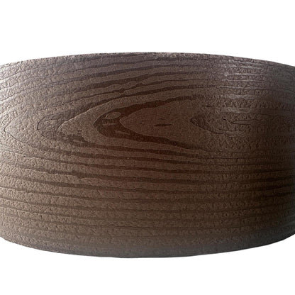 Bradas Brown Wood-Effect Lawn Edging – 78mm × 10m