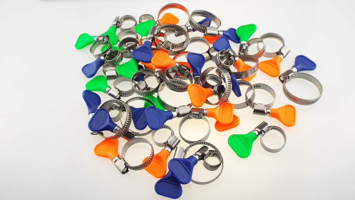 A2 Stainless Steel Butterfly-Grip Hose Clip – 30–45mm (1 Clip)