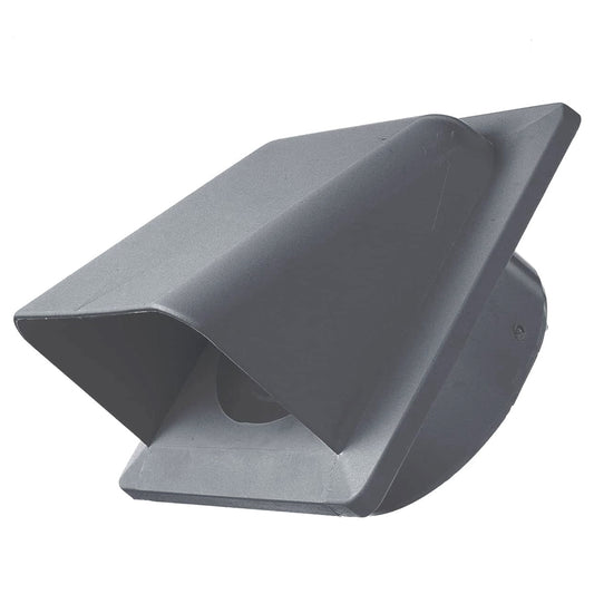 External Graphite Louvre Vent KRD/100G 100mm