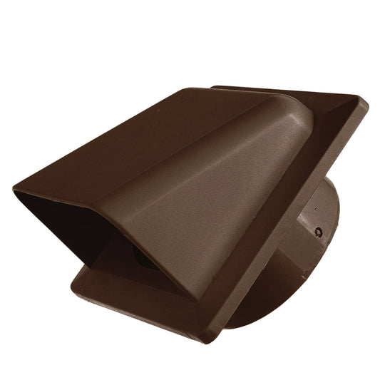 External Brown Louvre Vent KRD/100B 100mm