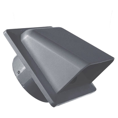 External Graphite Louvre Vent KRD/100G 100mm