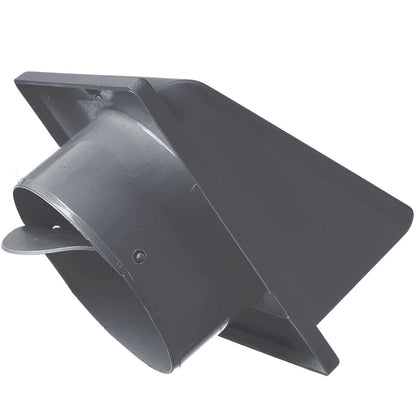External Graphite Louvre Vent KRD/100G 100mm