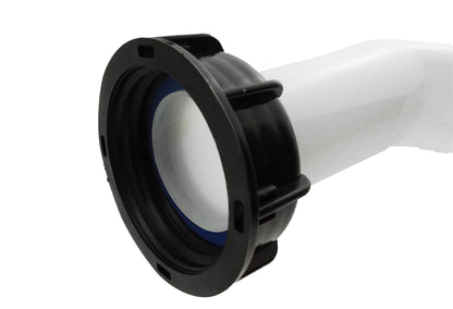 IBC Angled Outlet Spout – S60×6 Female to 2″ Hose Barb