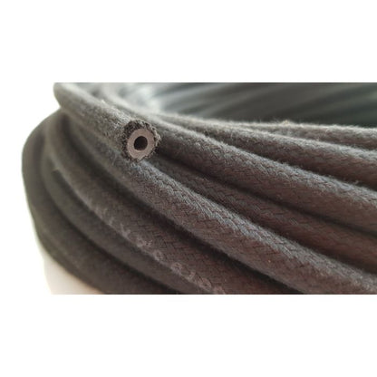 4mm Braided Rubber Fuel Hose – 1m or 50m Coil