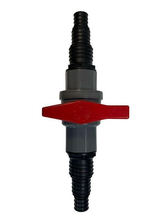 1″ BSP Valve Kit – Two Stepped 20/25/32mm Pond Hose Tails