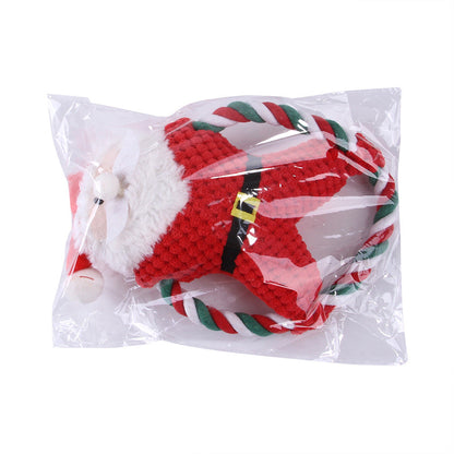 Pet Christmas Plush Rope Toys
