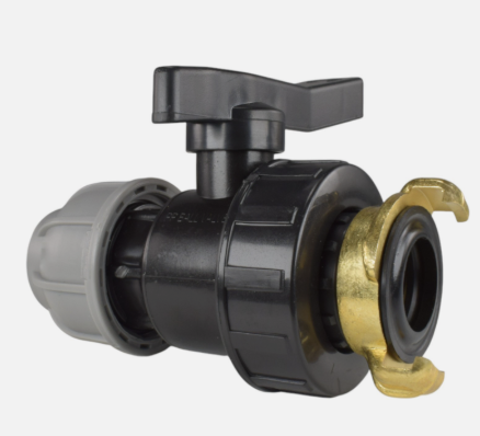 25mm MDPE Compression Valve & Brass Claw Coupling Kit
