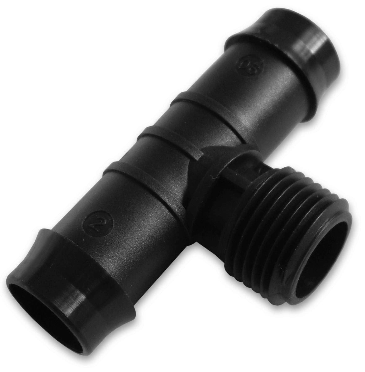 Antelco 25mm Line Tee with ¾″ BSP Male Branch – Single
