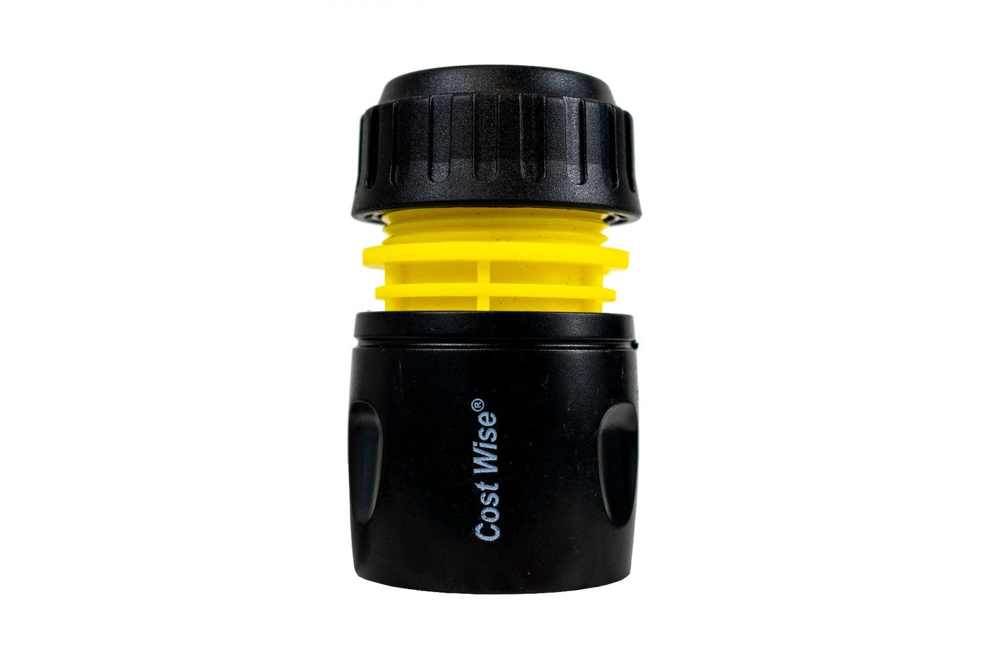 Female Hose Connector for 1/2" Hose, Yellow (Pack of 2)