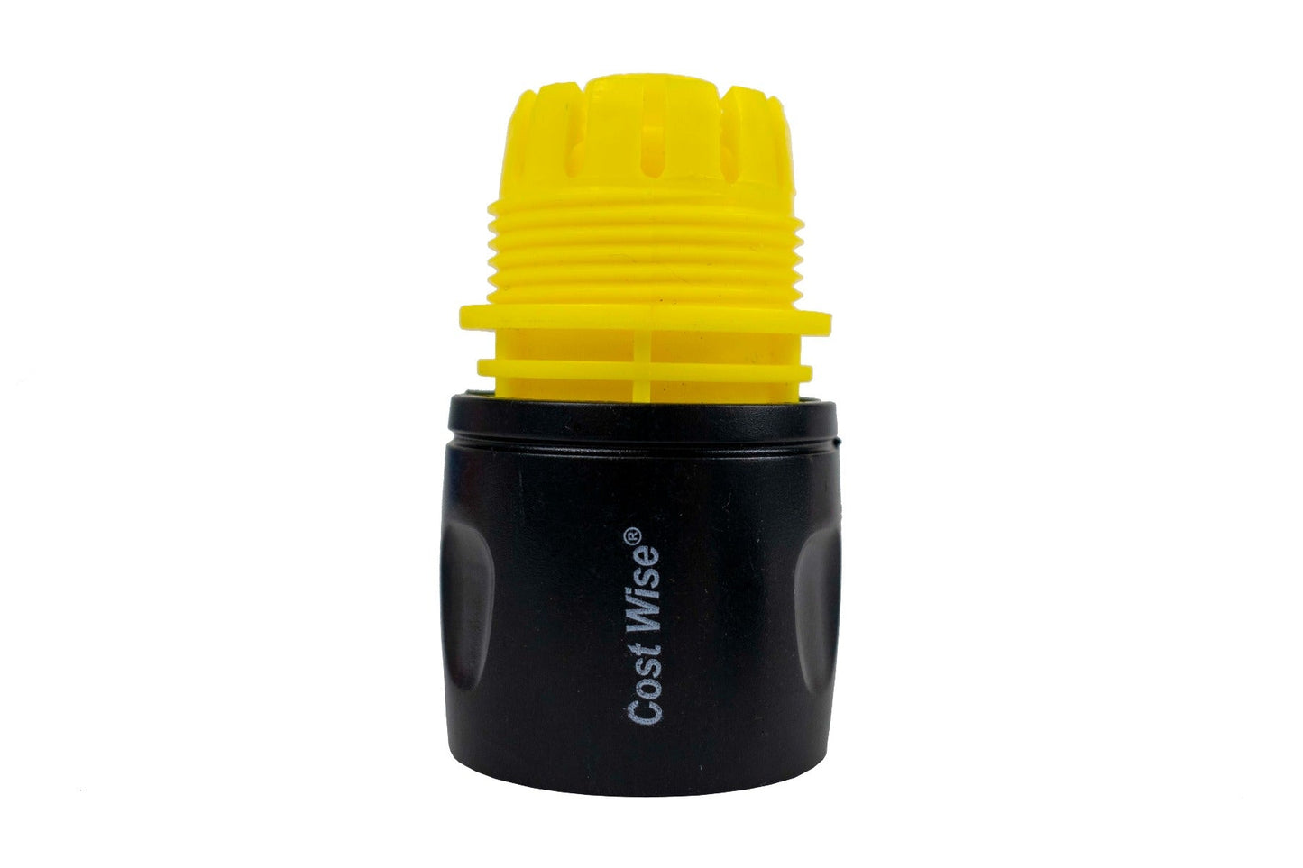Female Hose Connector for 1/2" Hose, Yellow (Pack of 2)