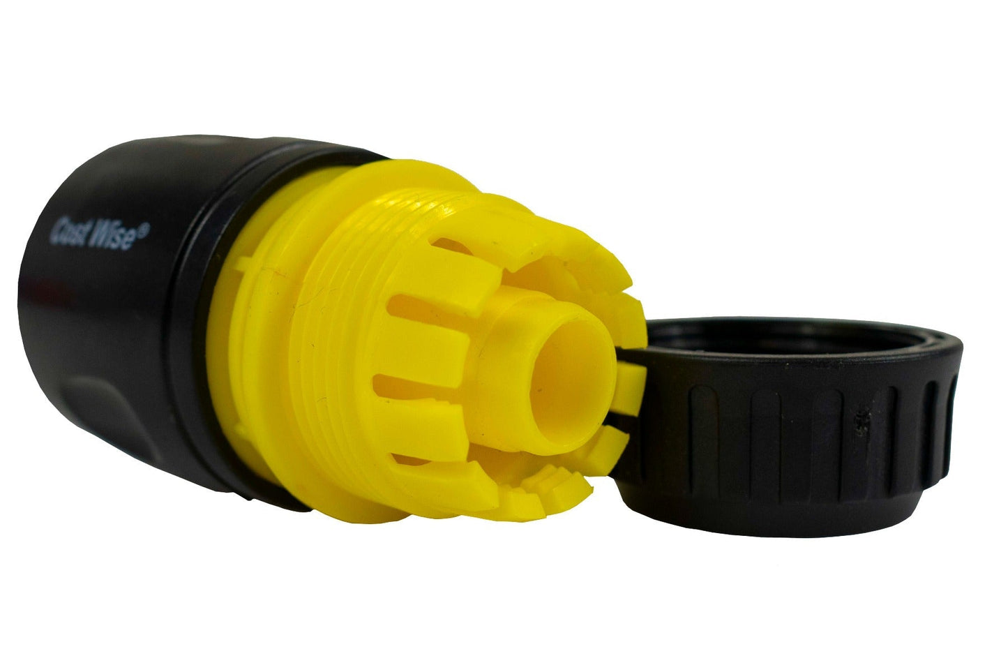 Female Hose Connector for 1/2" Hose, Yellow (Pack of 2)