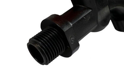 Plastic Quick Connect Tap 3/4" BSPM (Black/Orange)