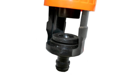 Screw-Fit Kitchen Tap to Hose Adapter – Orange & Black