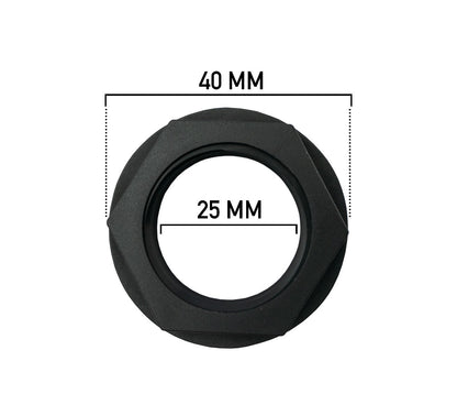 ¾″ BSP Female Back Nut & Washer for Tank Fittings