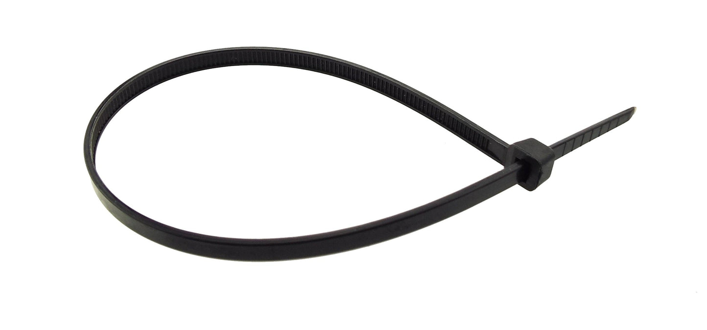 100 Cable Ties (8.8mm x 450mm) Black