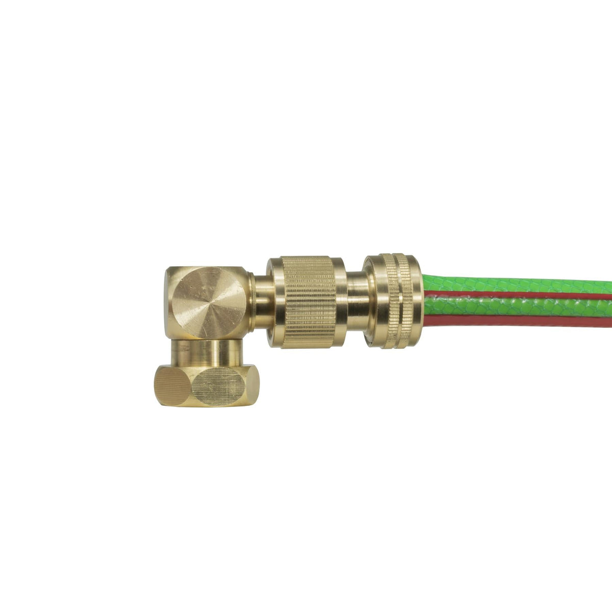 Brass 90° Quick-Connect Bend Kit – ½″ Hose Socket