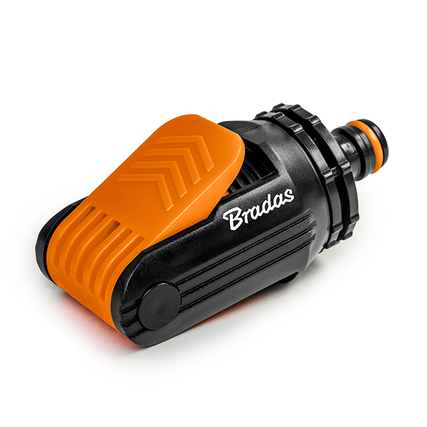 Bradas Kitchen Tap to Hose Adapter – Orange Lever Clamp