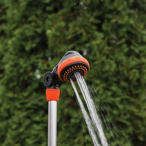 Black Line Garden Shower on Tripod – 150–210cm