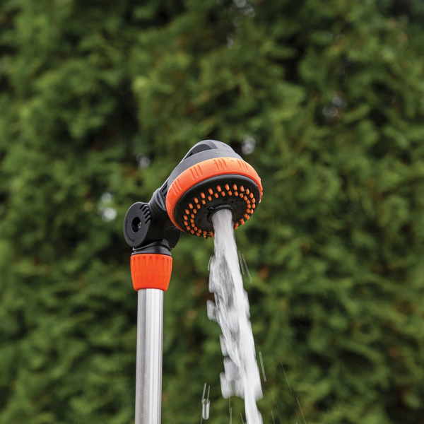 Black Line Garden Shower on Tripod – 150–210cm