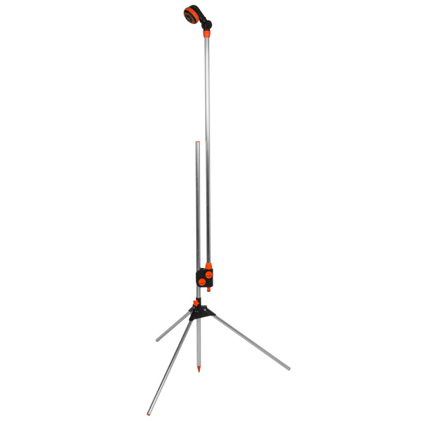 Black Line Garden Shower on Tripod – 150–210cm