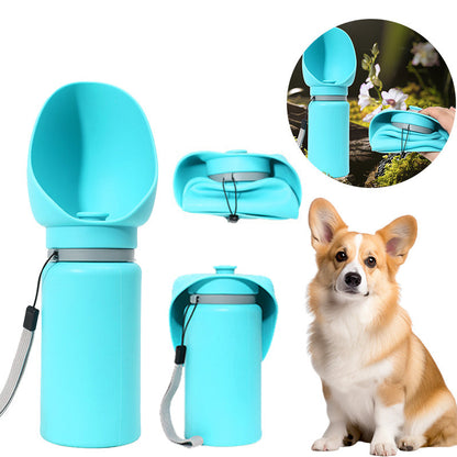 Folding Pet Outdoor Walking Travel Bottle