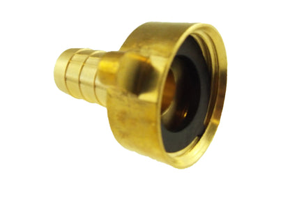 Brass Hose Tail Adapter – ¾″ BSP Female × 15mm Barb