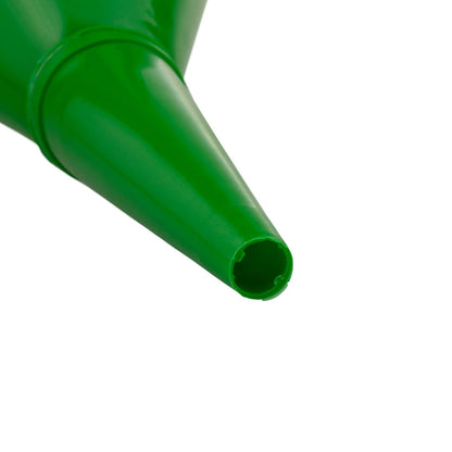 Angled Plastic Funnel with Mesh Filter – Green