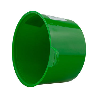Angled Plastic Funnel with Mesh Filter – Green