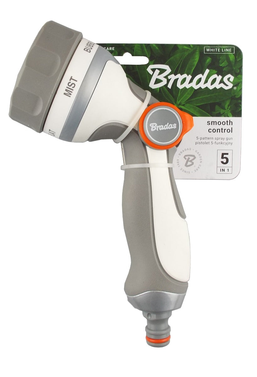 Bradas EN55M 5-Pattern Metal Hose Spray Gun